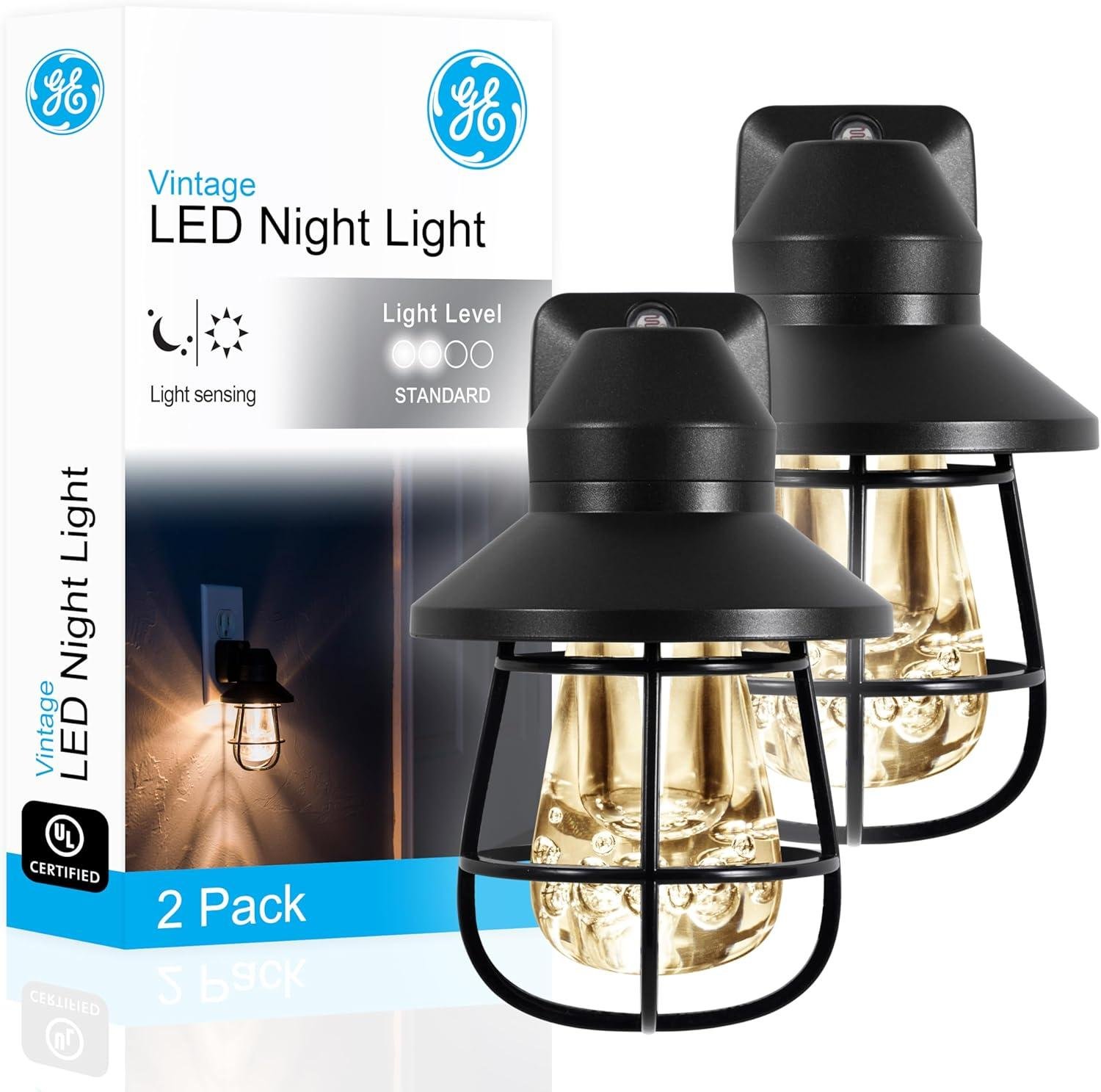 Illuminating Nostalgia: Our Take on GE's Vintage LED Night Lights