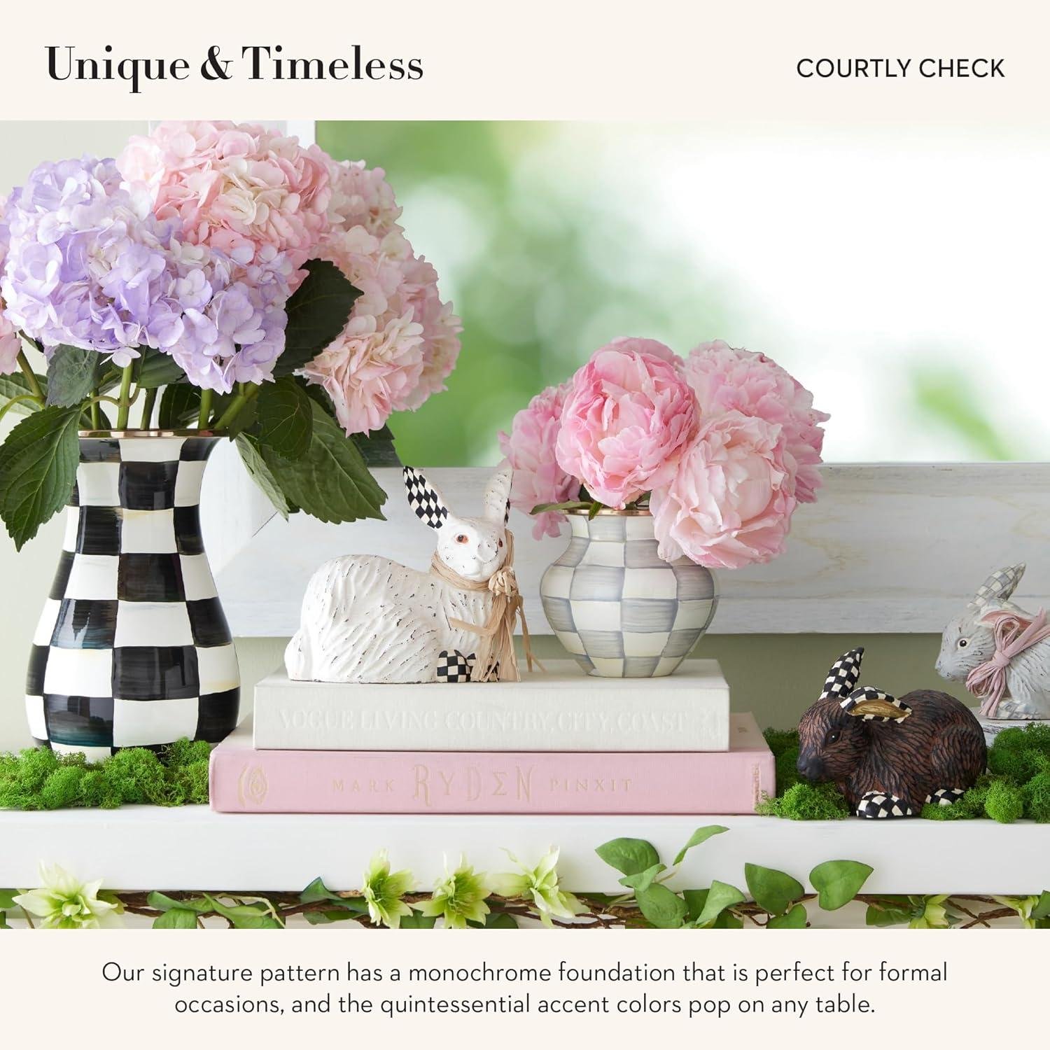Why We Love the MACKENZIE-CHILDS Tall Black & White Vase