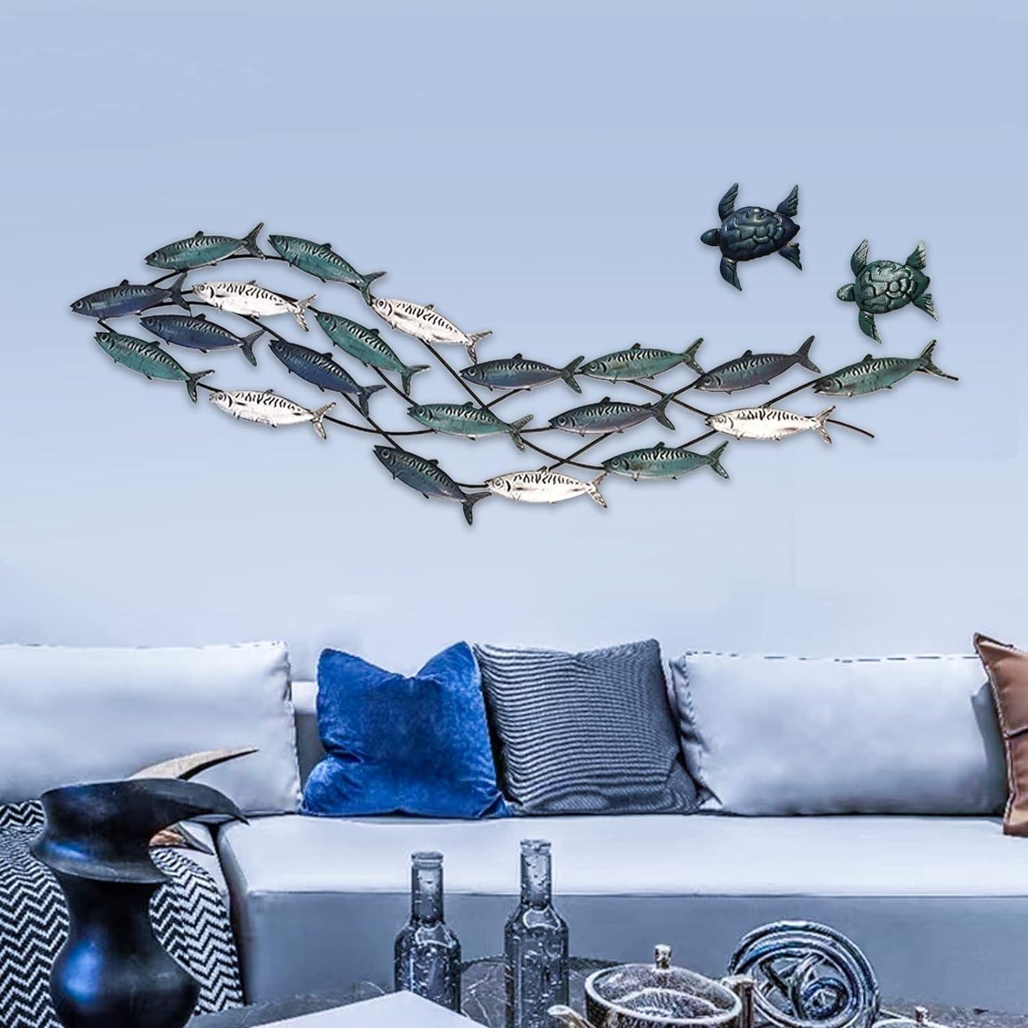 Our Review of LHZZWTF Coastal Metal Fish Wall Decor: Stylish & Durable