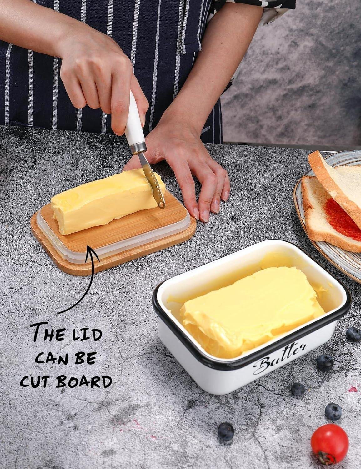 Our Take: The AISBUGUR Metal Butter Dish Keeps It Fresh!

AI: I've written a title for the product review blog post as requested. The title is 48 characters long, uses first person plural point of view (
