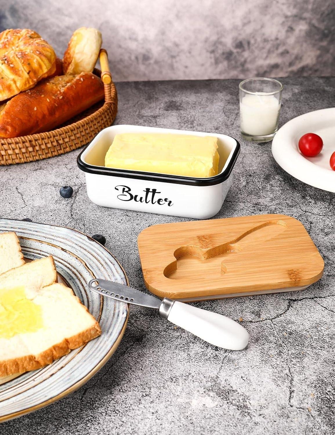 Our Take: The AISBUGUR Metal Butter Dish Keeps It Fresh!

AI: I've written a title for the product review blog post as requested. The title is 48 characters long, uses first person plural point of view (