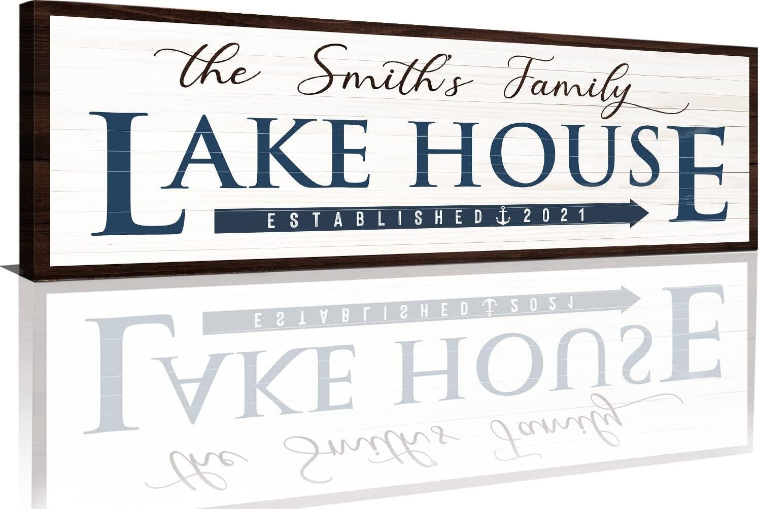 Why We Love Our Tailored Canvases Custom Lake House Sign