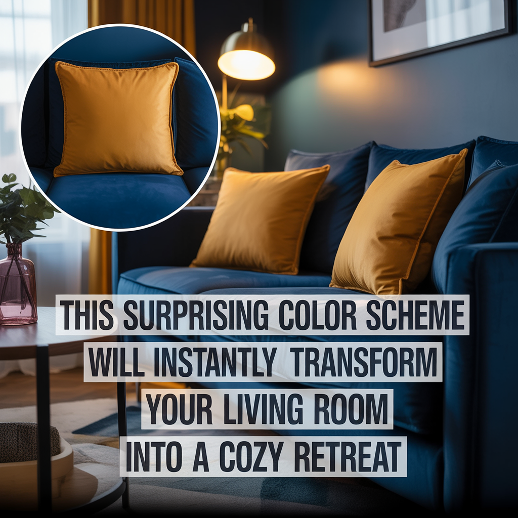 This Surprising Color Scheme Will Instantly Transform Your Living Room into a Cozy Retreat