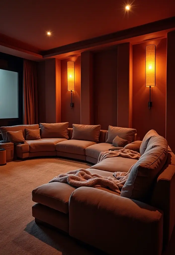 10 Home Theater Ideas That Will Transform Your Living Room into a Cinema Paradise (Don’t Miss #4!) - 2. Create a Cozy Viewing Area