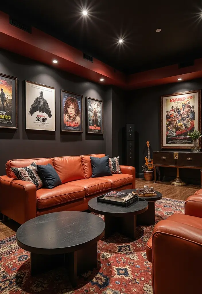 10 Home Theater Ideas That Will Transform Your Living Room into a Cinema Paradise (Don’t Miss #4!) - 6. Personalize Your Theme