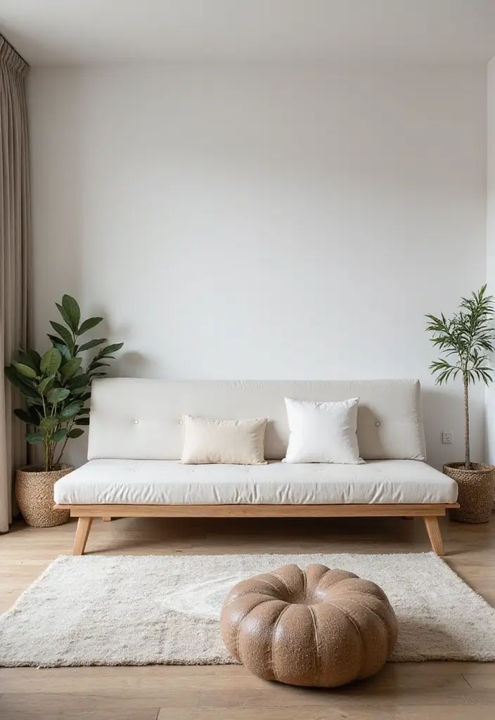 15 Futon Sofa Bed Designs That Will Transform Your Living Space (You Won't Believe #7!) - 1. The Minimalist Marvel