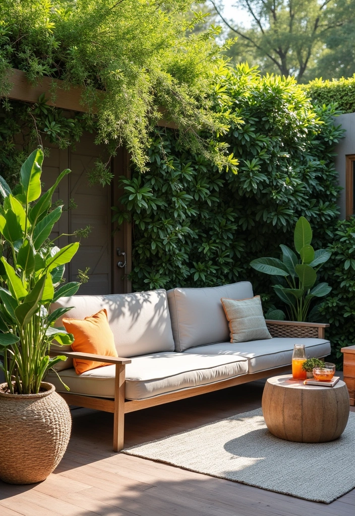 15 Futon Sofa Bed Designs That Will Transform Your Living Space (You Won't Believe #7!) - 10. The Outdoor Oasis