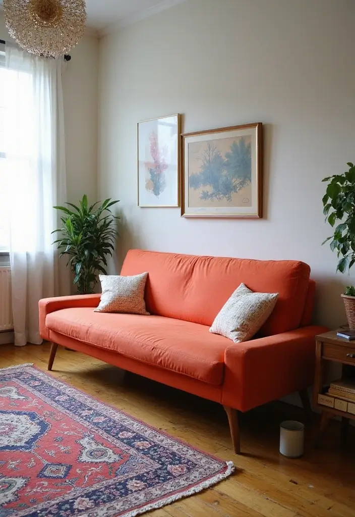 15 Futon Sofa Bed Designs That Will Transform Your Living Space (You Won't Believe #7!) - 2. The Mid-Century Gem