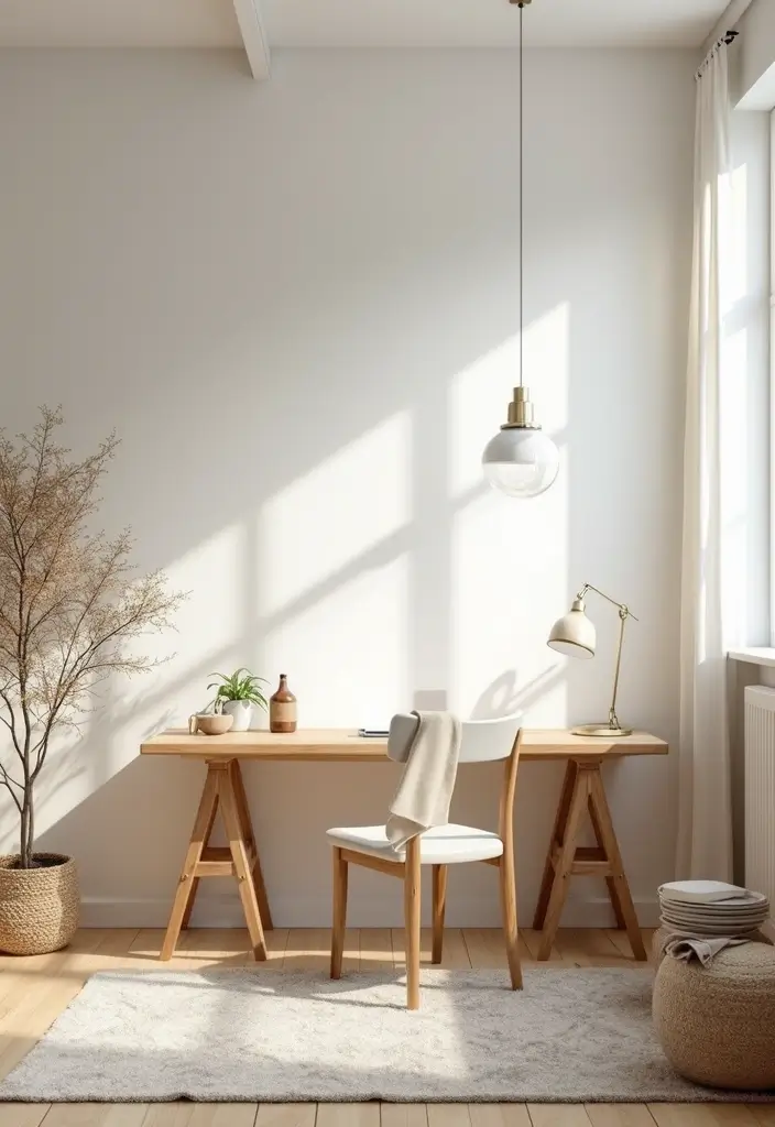 15 Home Office Retreats That'll Skyrocket Your Productivity (and Look Amazing!) - 11. Scandinavian Simplicity