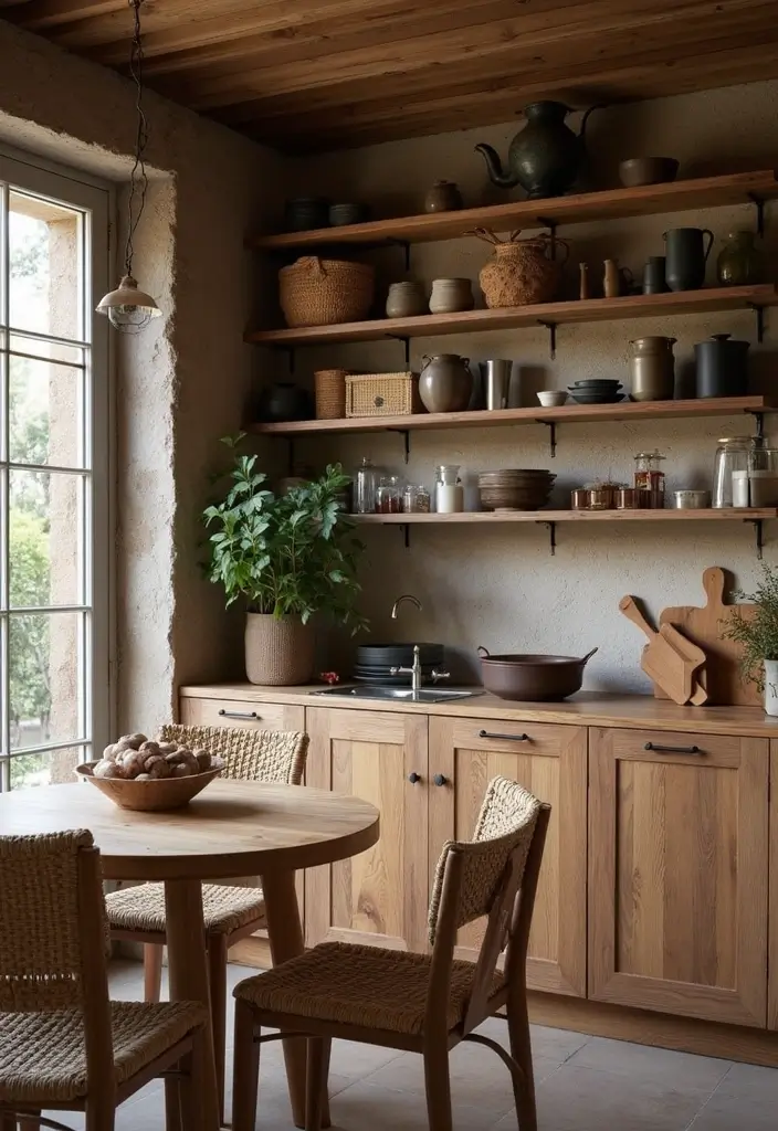 20 Must-Try Coastal Kitchen Decor Tips for a Sea-Wide Style - 14. Layer Textures