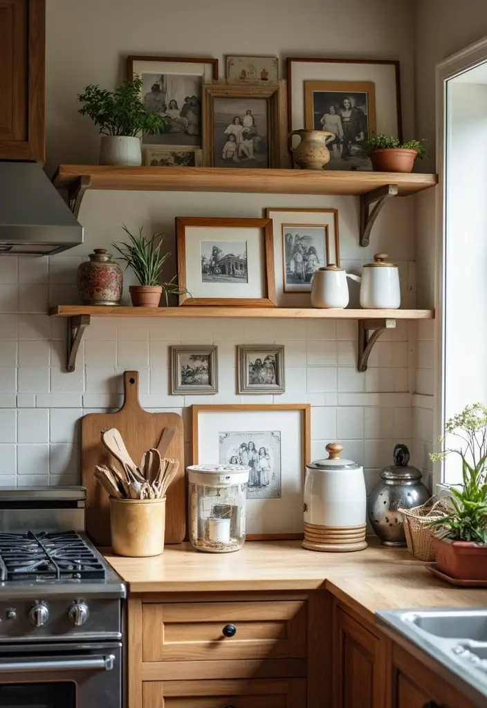 20 Must-Try Coastal Kitchen Decor Tips for a Sea-Wide Style - 20. Personalize with Family Touches