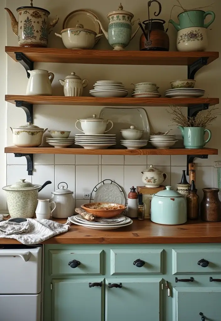 20 Must-Try Coastal Kitchen Decor Tips for a Sea-Wide Style - 5. Incorporate Vintage Finds