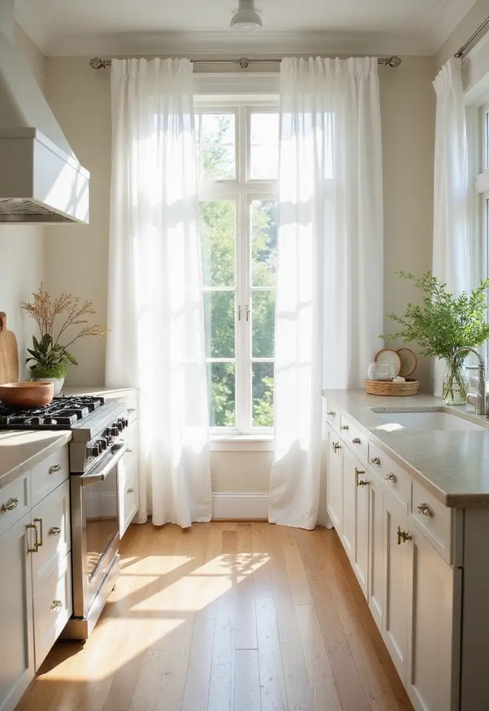 20 Must-Try Coastal Kitchen Decor Tips for a Sea-Wide Style - 6. Brighten with Natural Light