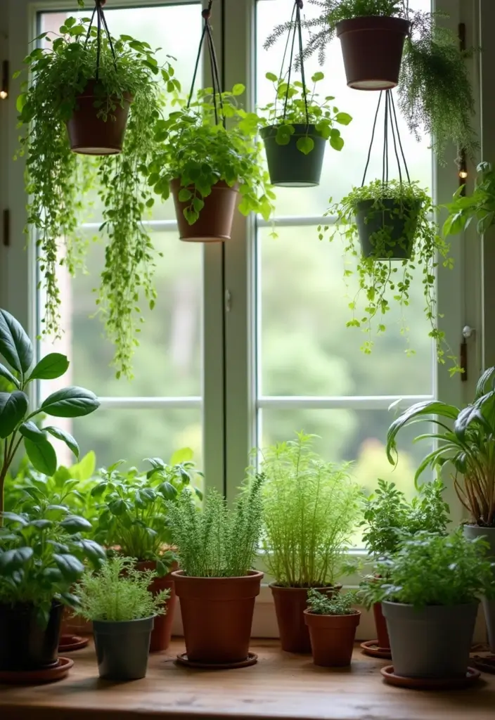 20 Must-Try Coastal Kitchen Decor Tips for a Sea-Wide Style - 9. Bring the Outdoors In