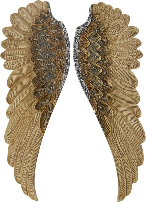 Our Review: Deco 79 Carved Angel Wings Wall Sculptures in Gold