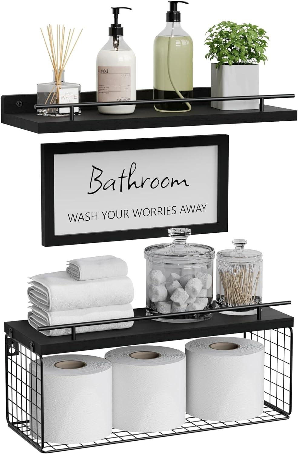 We Tested WOPITUES Bathroom Shelves: Rustic Charm Meets Function