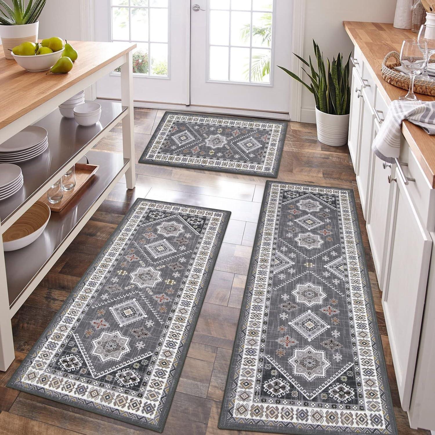 Our Review: HEBE Boho Kitchen Rug Sets for Stylish Homes