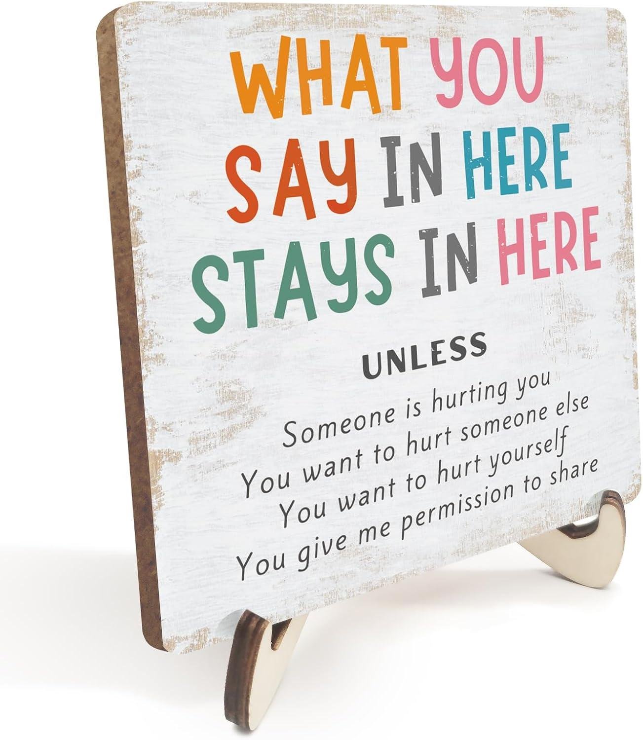 Our Review: Spreading Positivity with Rustic Mental Health Decor