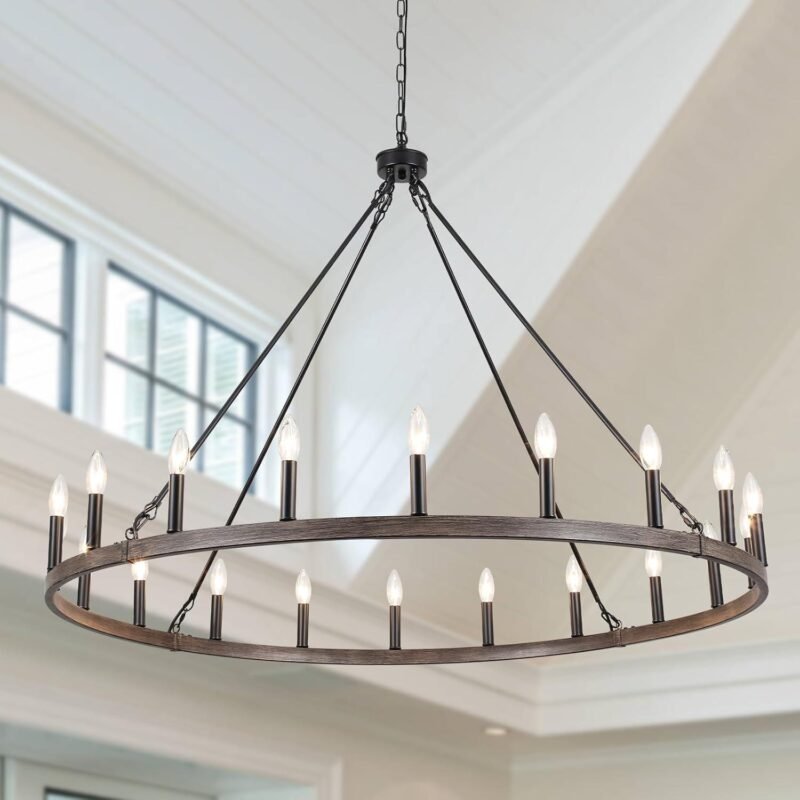 Our Take on the Rustic Wagon Wheel Chandelier That Transforms Any Space