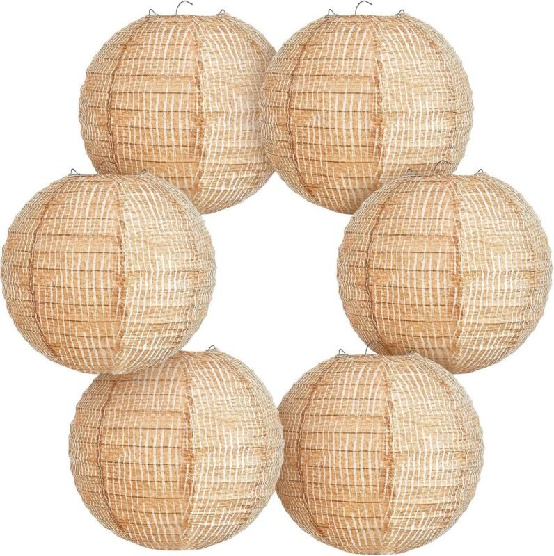 We Review Burlap Paper Lanterns for Rustic Charm