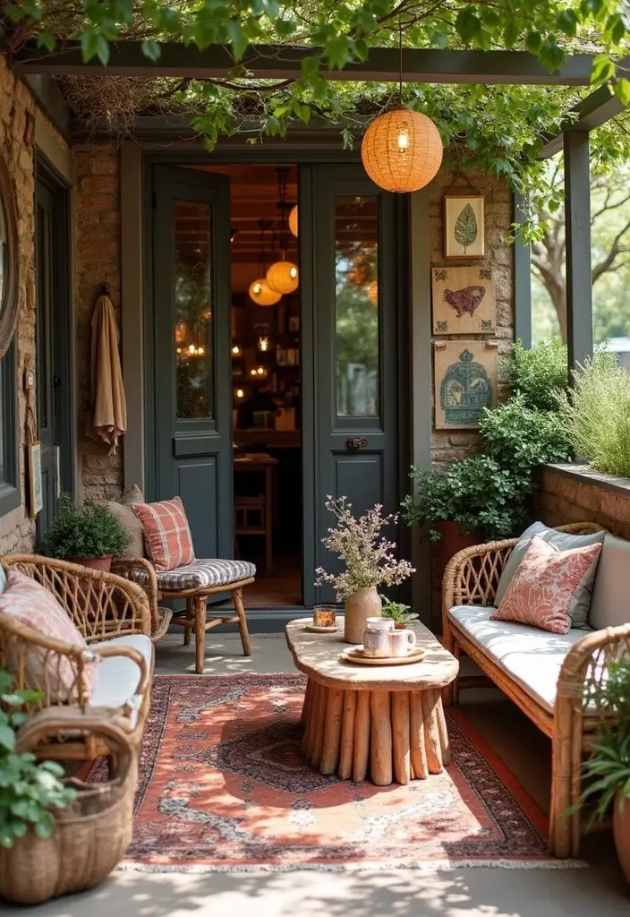 21 Bohemian Patio Decor Ideas That Will Make You Feel Like You're on a Permanent Vacation! (Don't Miss #14!) - 19. Personal Touches