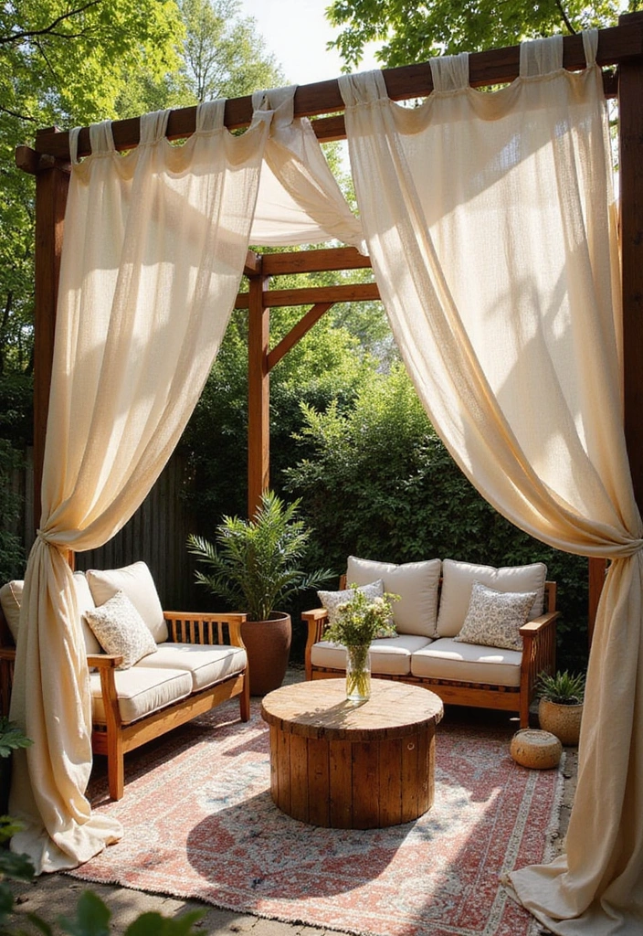 21 Bohemian Patio Decor Ideas That Will Make You Feel Like You're on a Permanent Vacation! (Don't Miss #14!) - 6. Dreamy Canopies