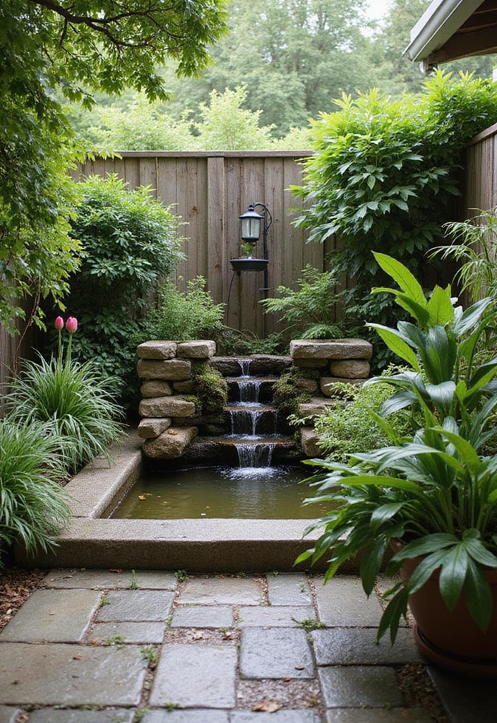 21 Bohemian Patio Decor Ideas That Will Make You Feel Like You're on a Permanent Vacation! (Don't Miss #14!) - 9. Water Features