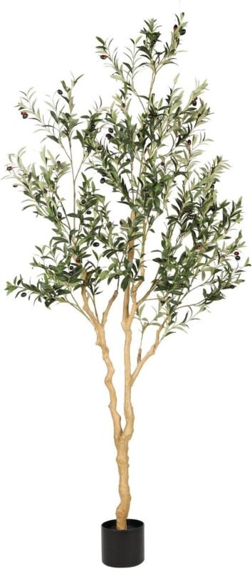 Our Honest Review: Realead 7ft Faux Olive Tree for Home Decor