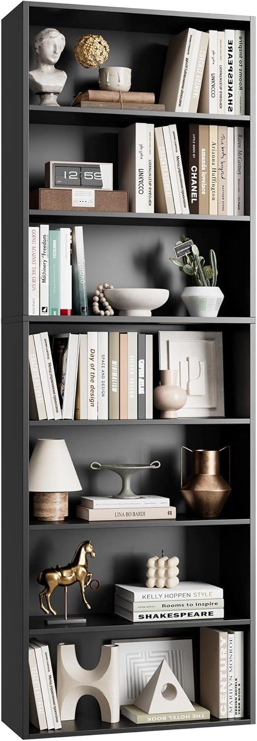 Our Review of the FACBOTALL 82″ Tall 7-Tier Bookshelf: Stylish & Sturdy