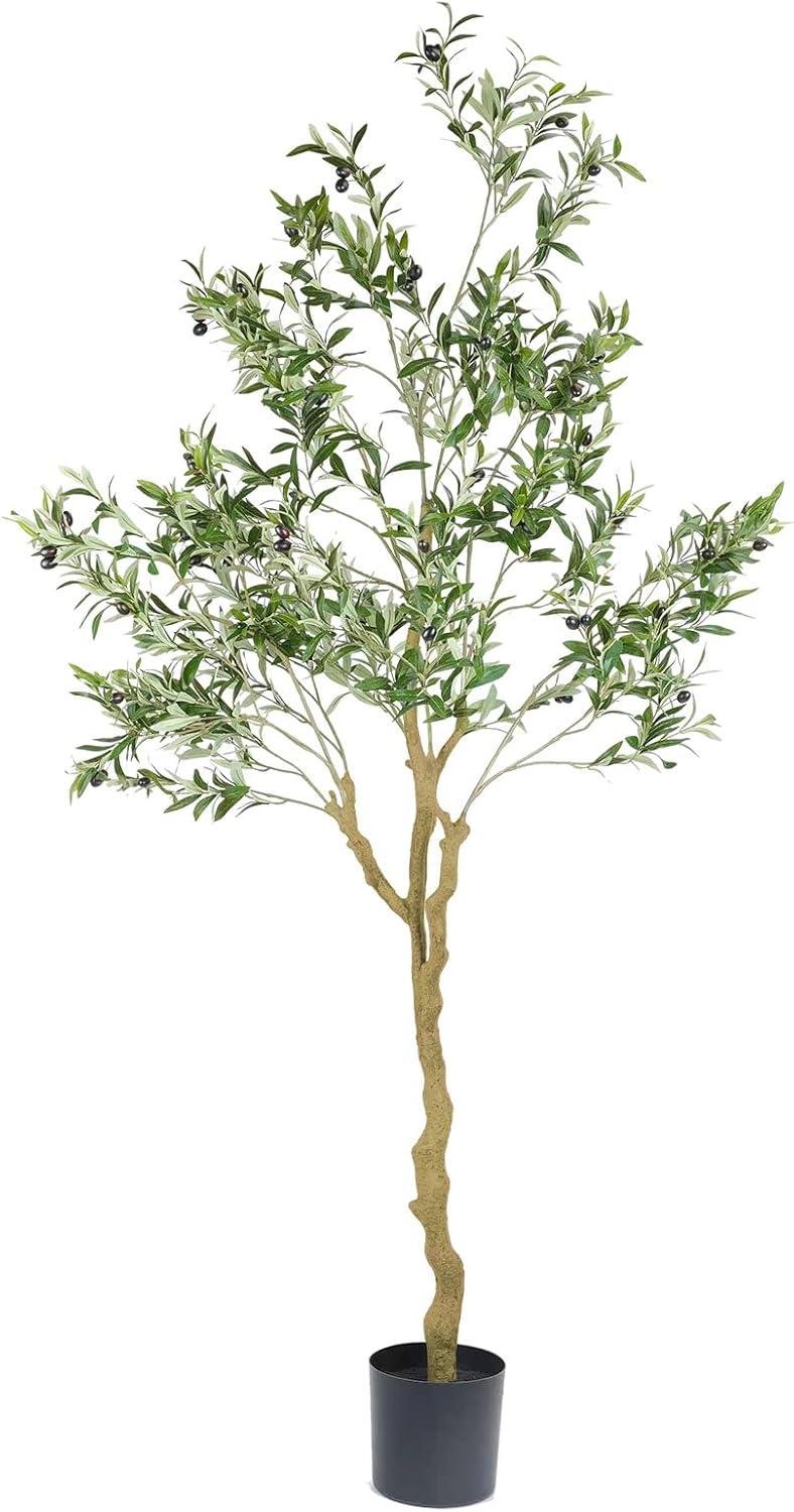 Our Honest Review: Tall Faux Olive Tree for Stylish Indoor Decor