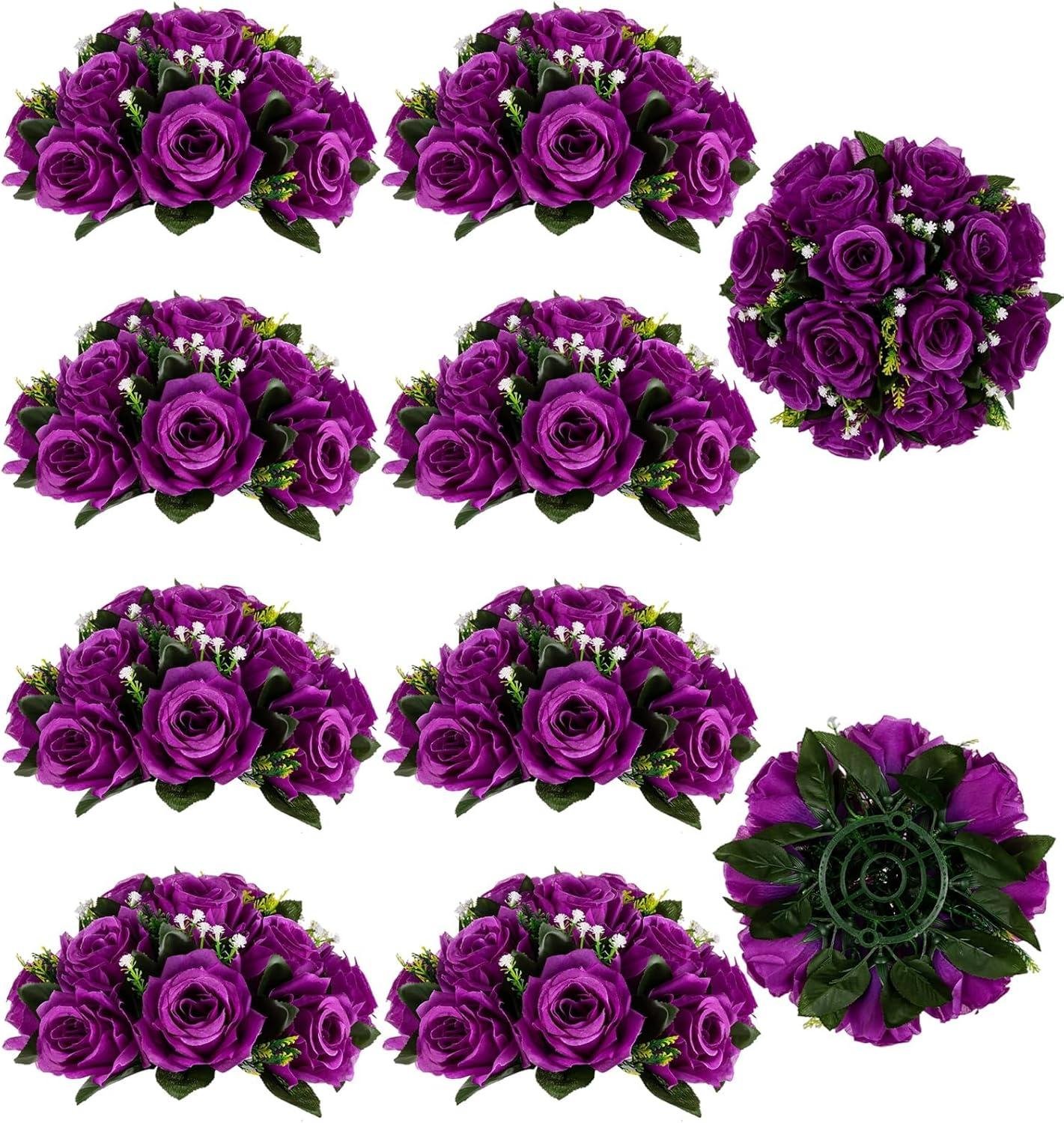 Why We Love BLOSMON Purple Flower Balls for Elegant Centerpieces