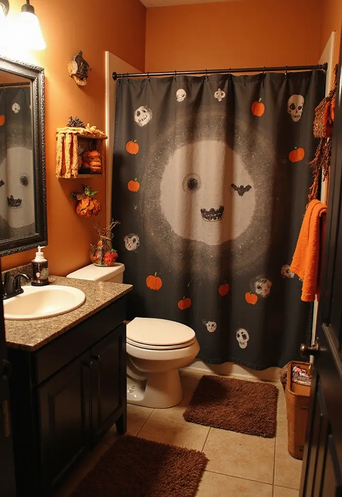 25 Haunted House Ideas That'll Make Your Home Look Like a Spooky Mansion (You Won't Believe #12!) - 10. Scary Bathroom Decor