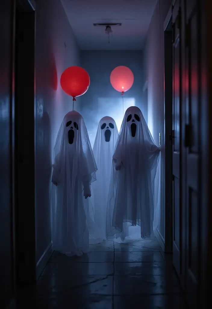 25 Haunted House Ideas That'll Make Your Home Look Like a Spooky Mansion (You Won't Believe #12!) - 2. Ghostly Figure Displays