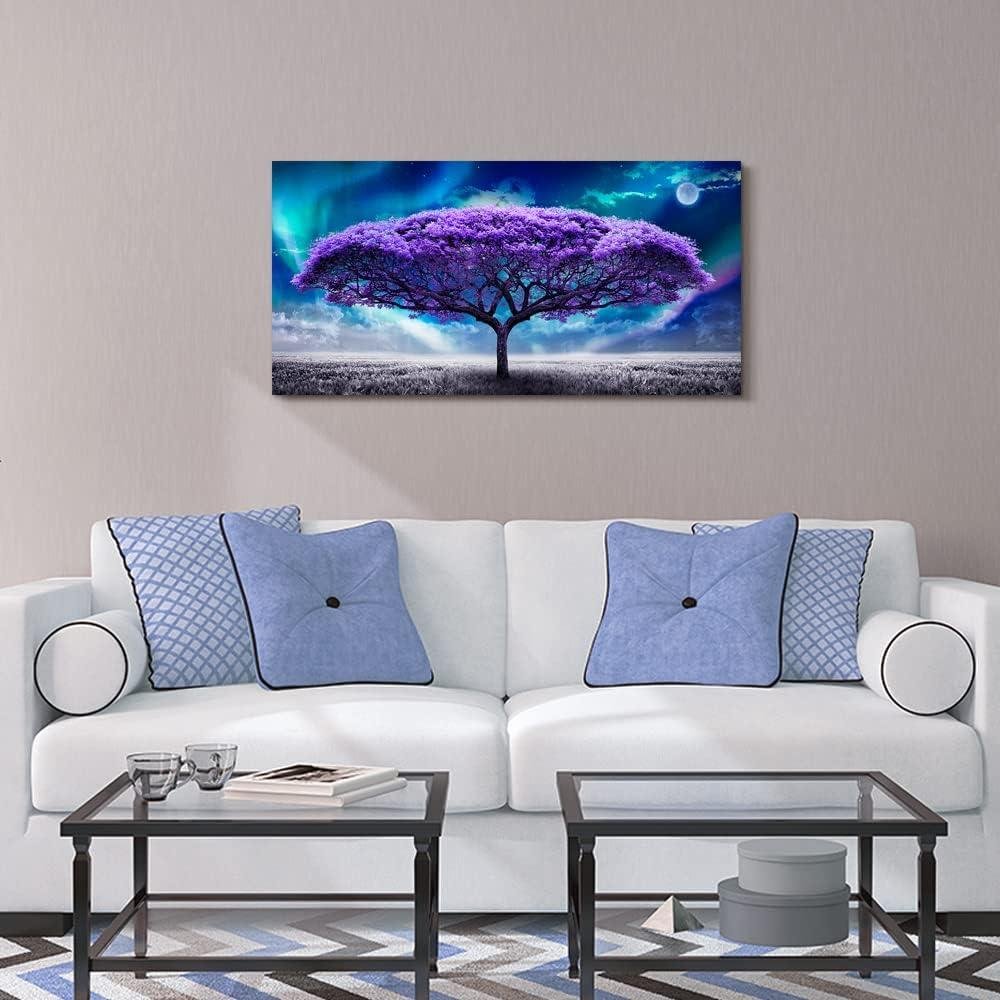 Our Review of Lapremoly's Large Purple Tree Canvas Wall Art for Home