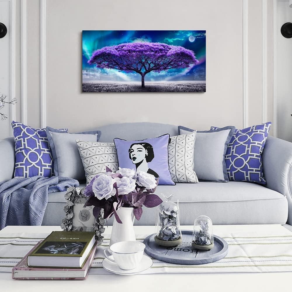 Our Review of Lapremoly's Large Purple Tree Canvas Wall Art for Home