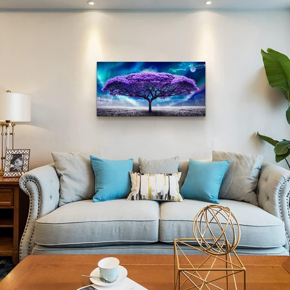 Our Review of Lapremoly's Large Purple Tree Canvas Wall Art for Home