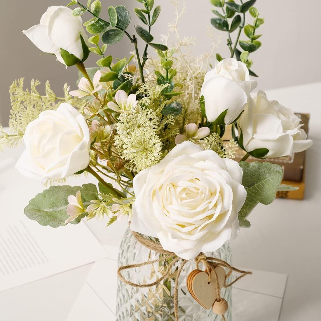 We Tried YJ's Elegant White Silk Roses: A Perfect Home Accent