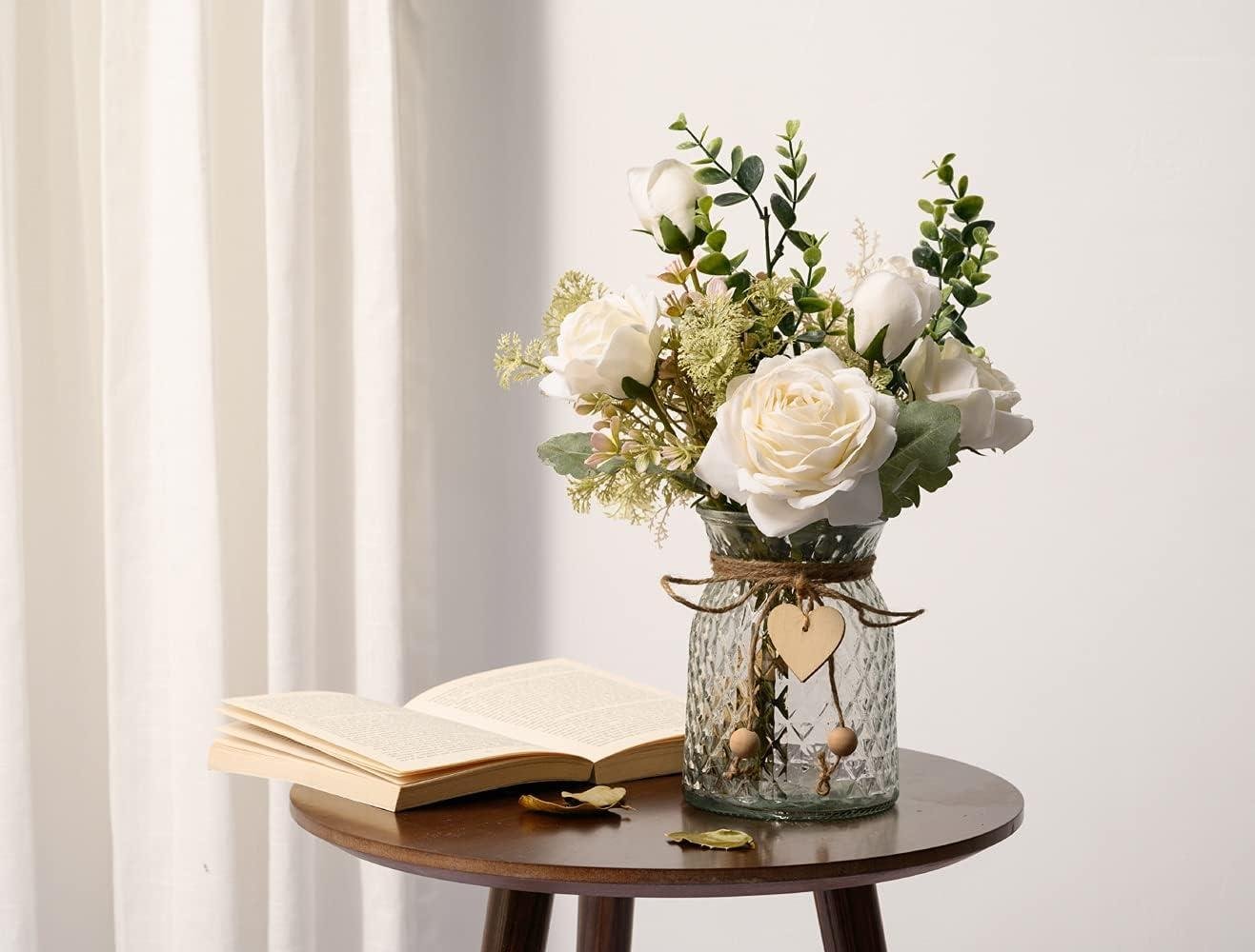 We Tried YJ's Elegant White Silk Roses: A Perfect Home Accent