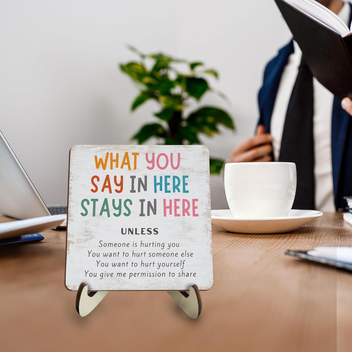 Our Review: Spreading Positivity with Rustic Mental Health Decor