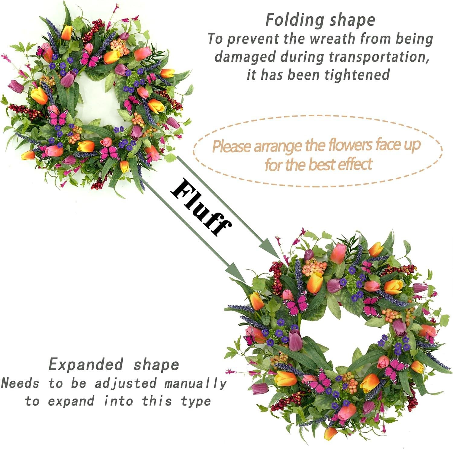 Our Review: Vibrant Spring Tulip Wreath That Blooms With Character