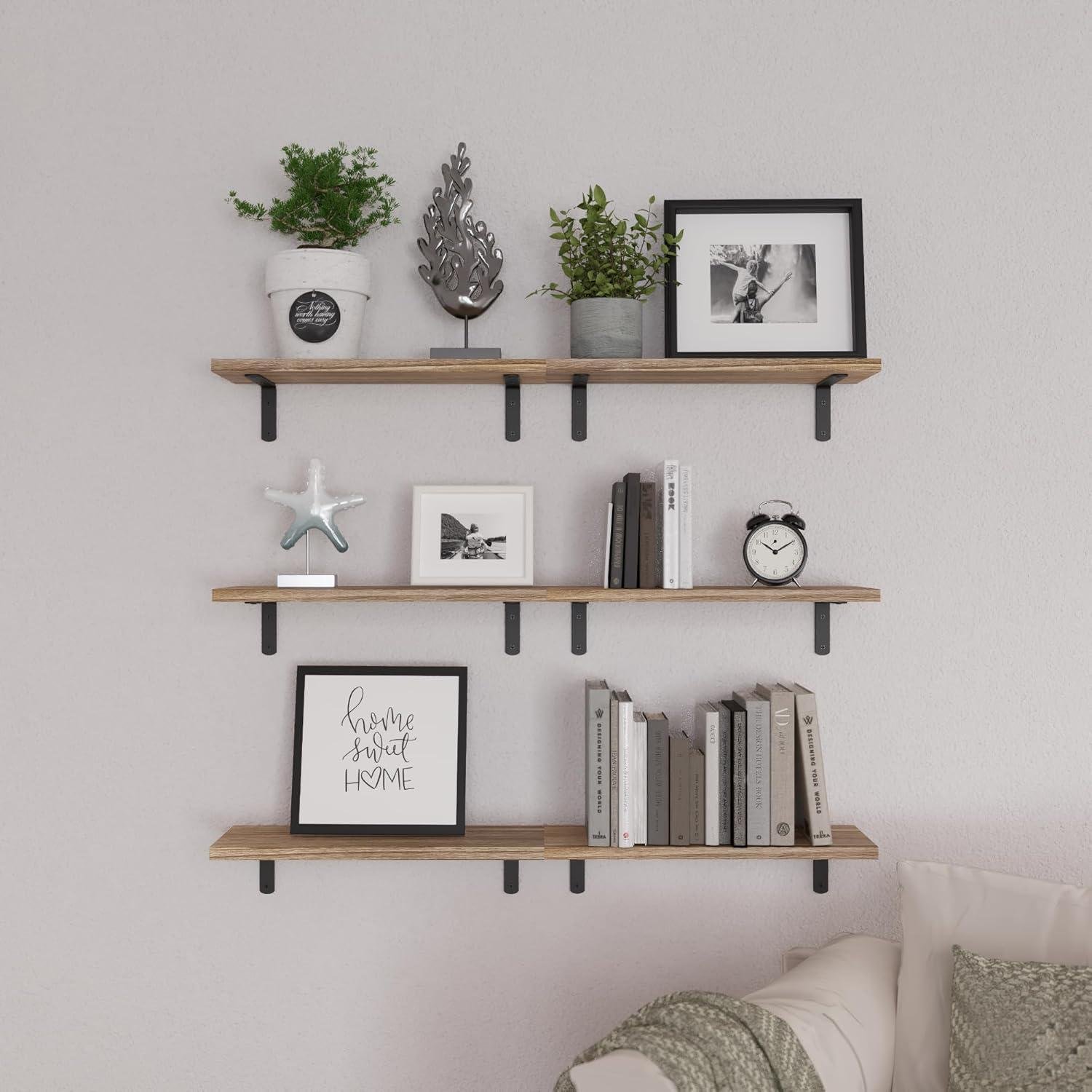 We Tested WOPITUES Rustic Floating Shelves: Storage with Style
