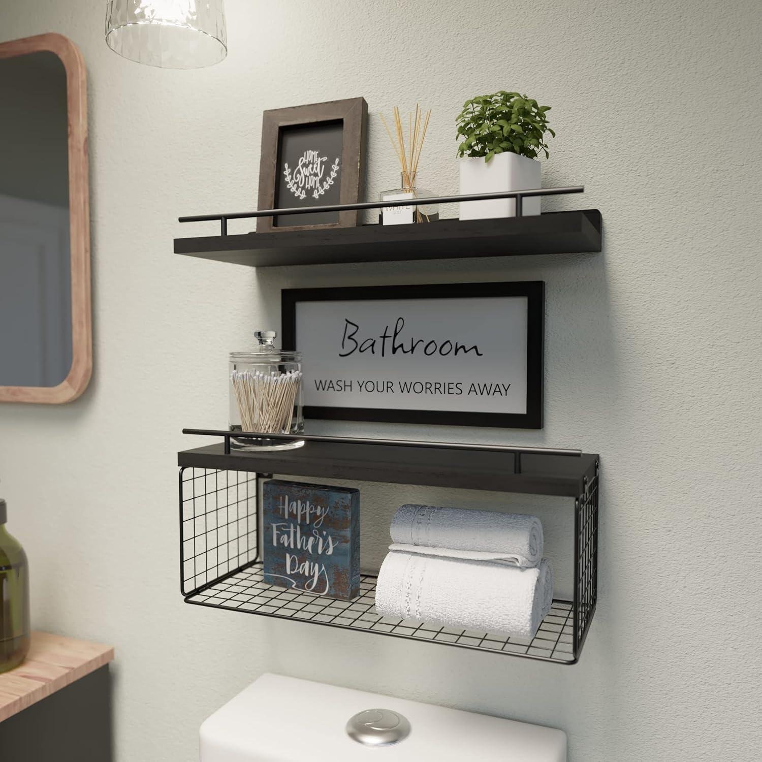 We Tested WOPITUES Bathroom Shelves: Rustic Charm Meets Function