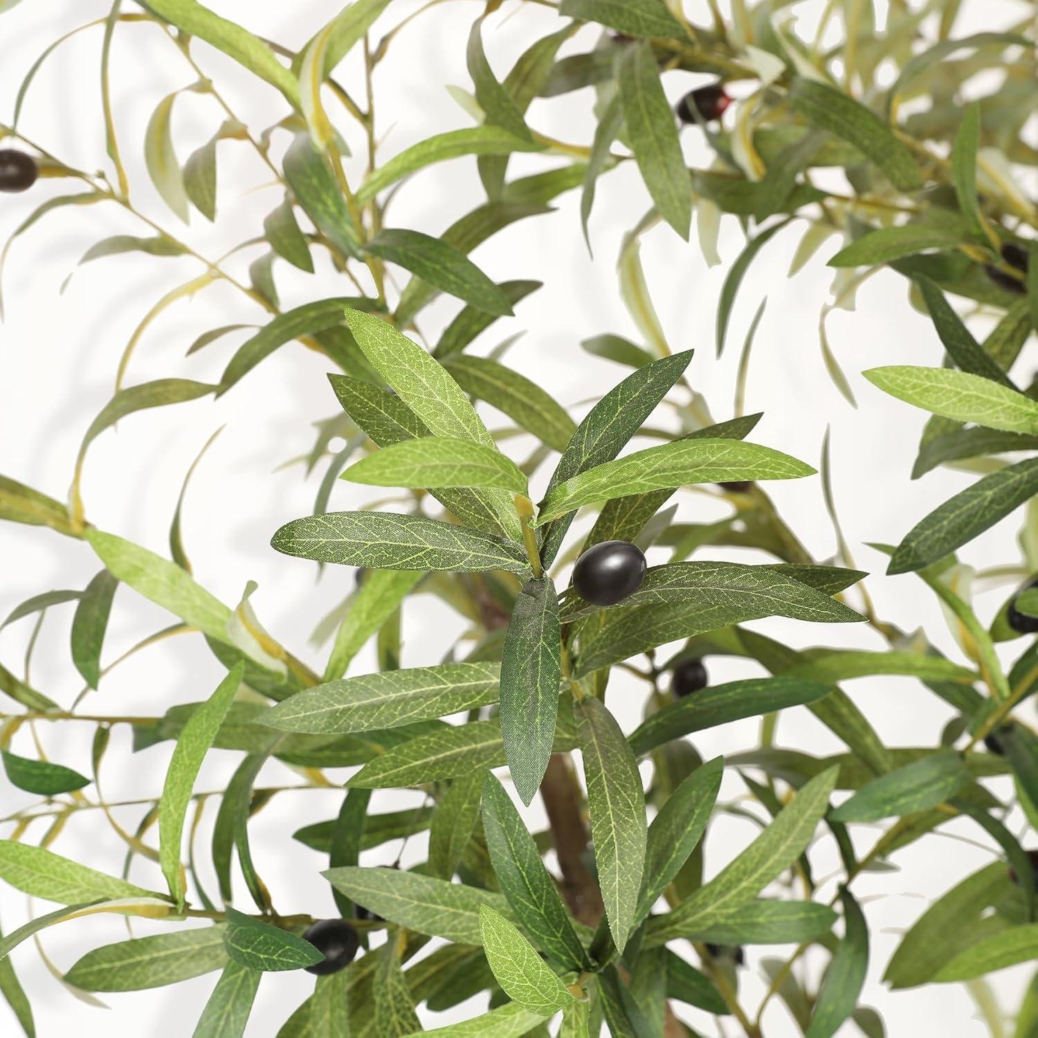 Our Review: LYERSE 7ft Faux Olive Tree for Realistic Indoor Decor
