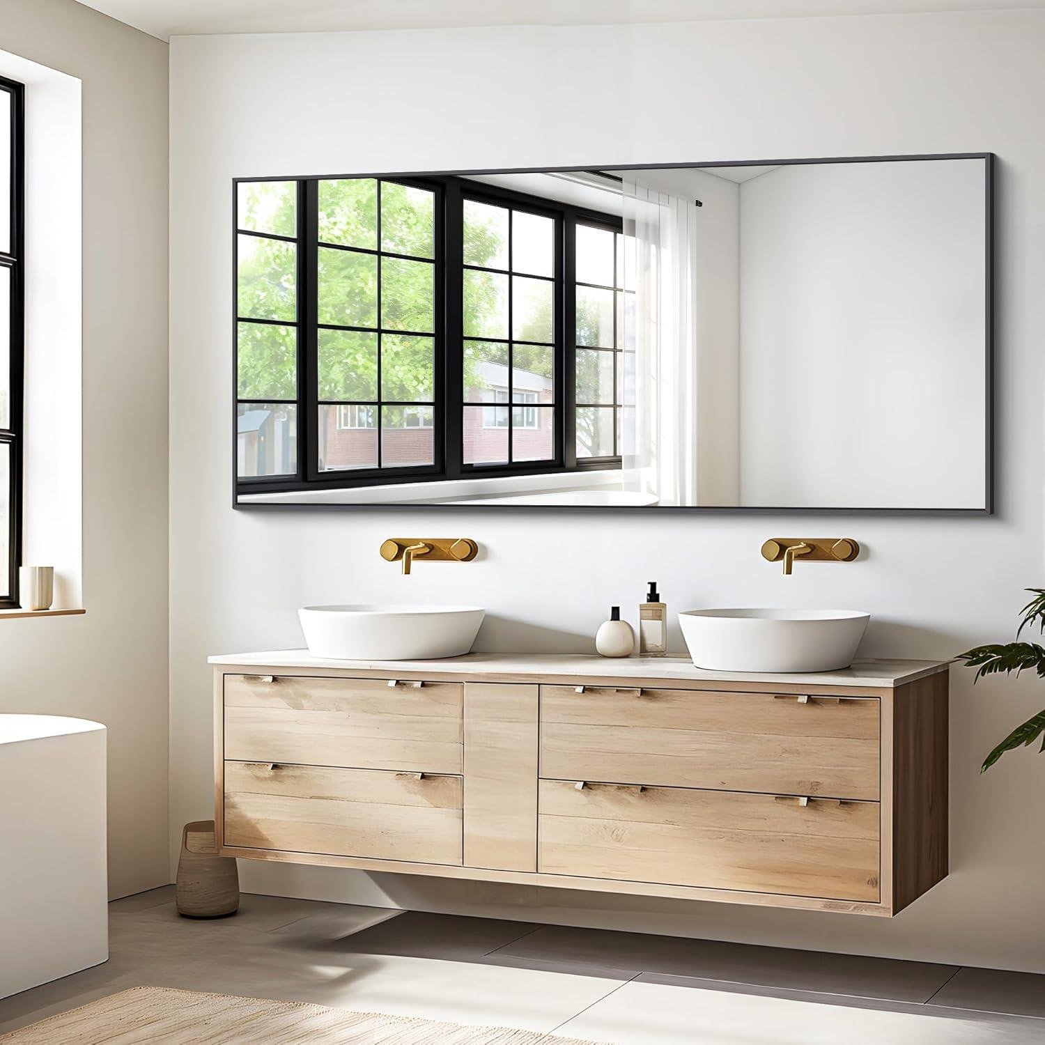 Our Review: Stylish & Durable Black Bathroom Mirror for Any Space