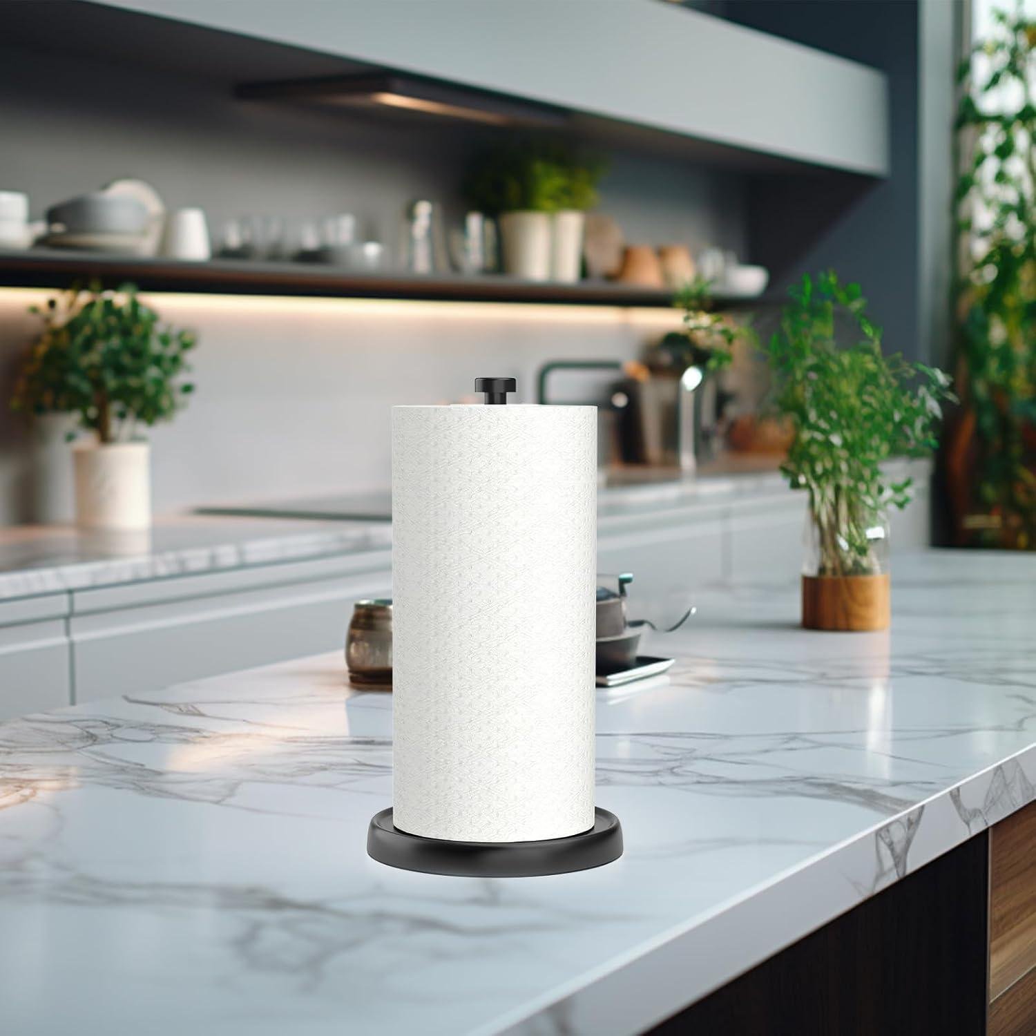 We Review: The Sturdy One-Hand Tear Paper Towel Stand