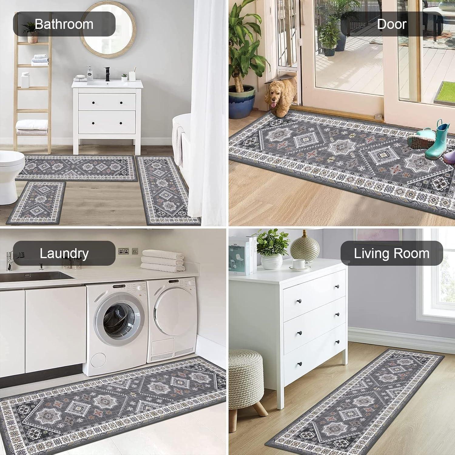 Our Review: HEBE Boho Kitchen Rug Sets for Stylish Homes