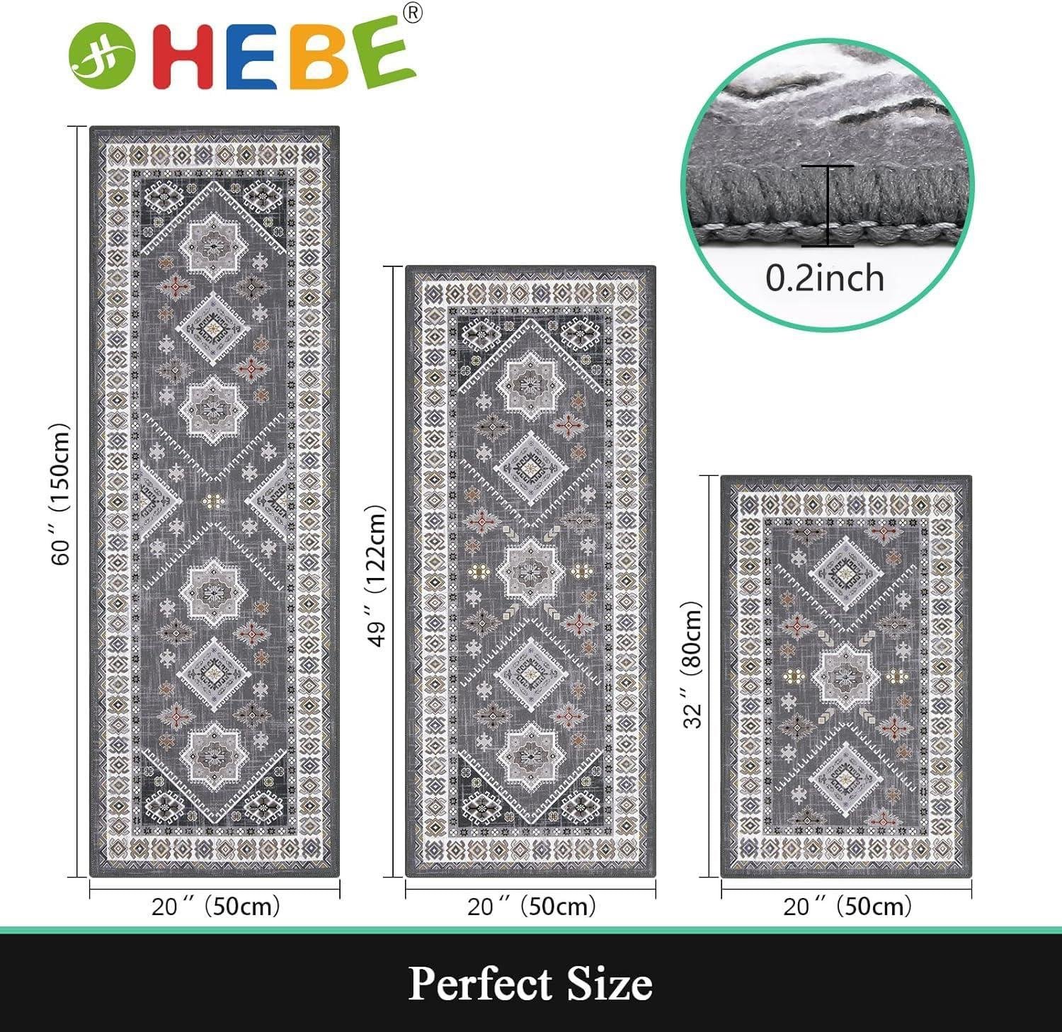 Our Review: HEBE Boho Kitchen Rug Sets for Stylish Homes