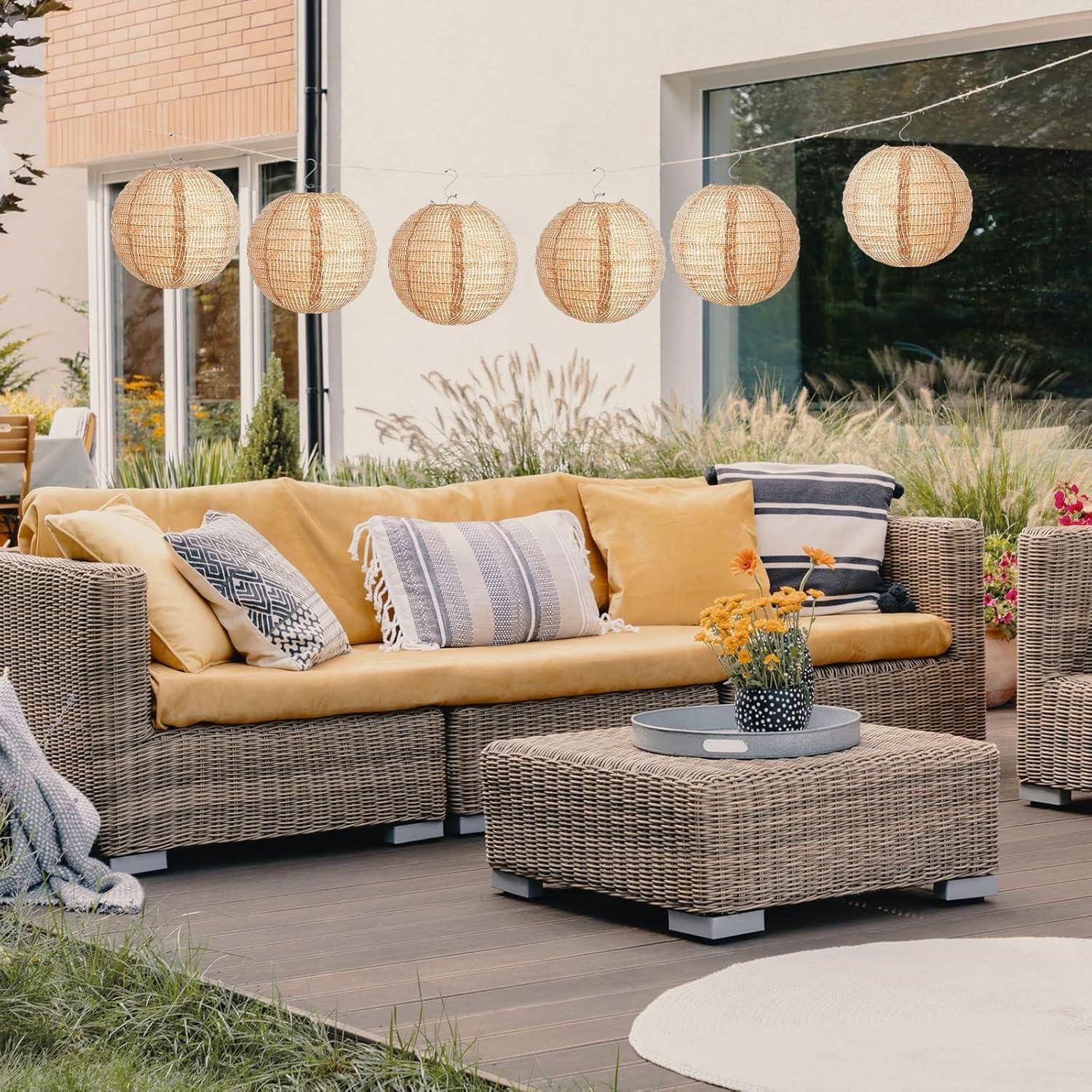 We Review Burlap Paper Lanterns for Rustic Charm