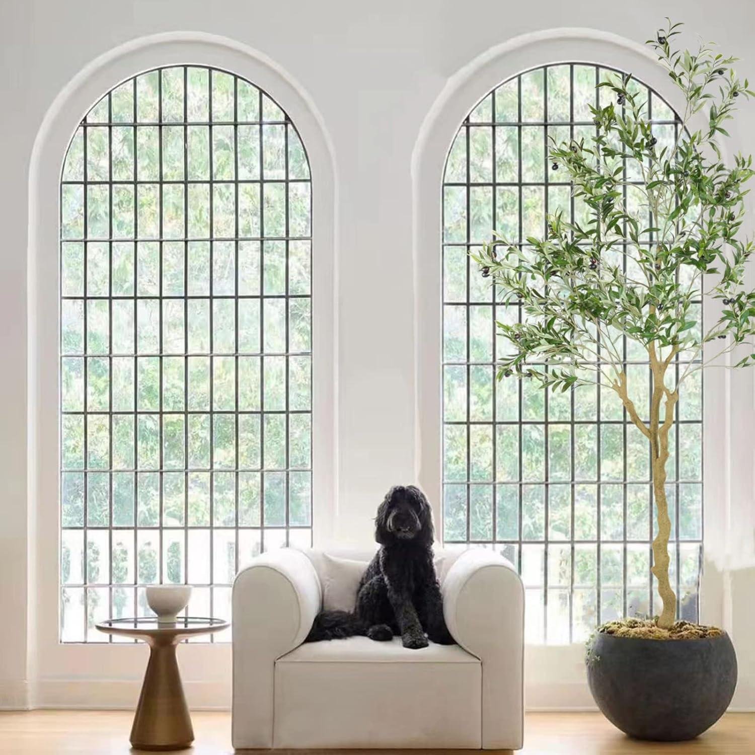 Our Honest Review: Tall Faux Olive Tree for Stylish Indoor Decor