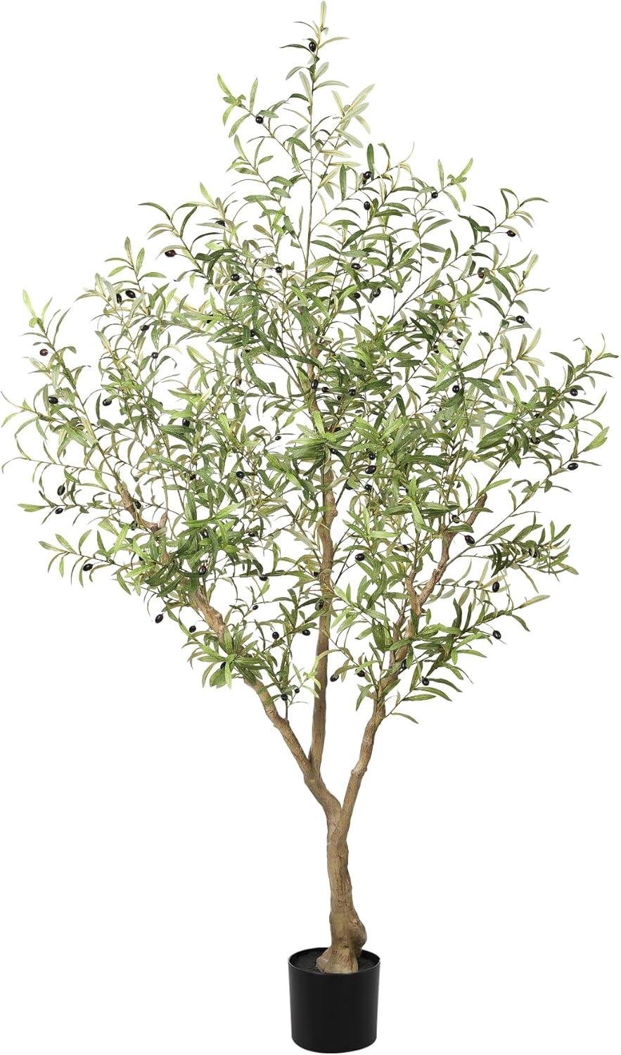 Our Review: LYERSE 7ft Faux Olive Tree for Realistic Indoor Decor